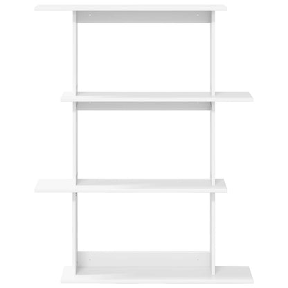 vidaXL Wall Shelving Unit White 100 x 20 x 126 cm Engineered Wood