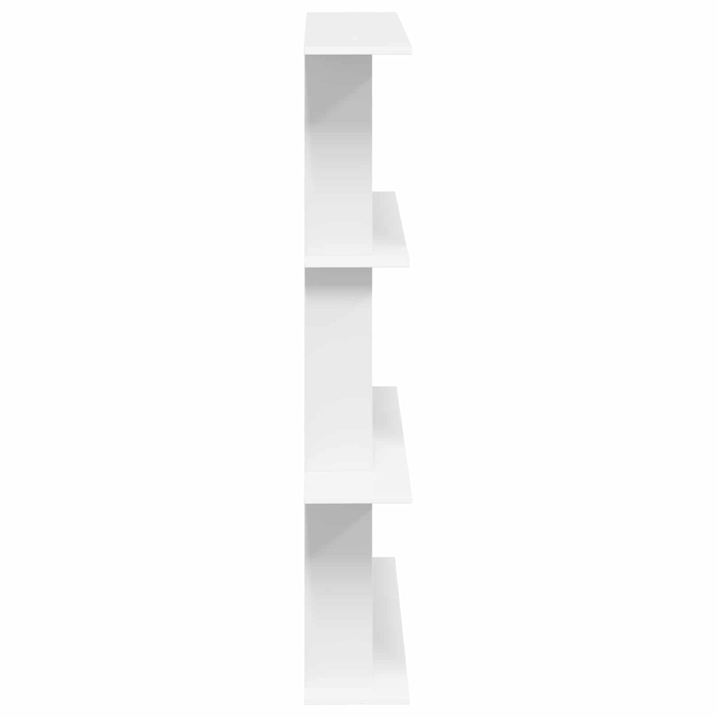 vidaXL Wall Shelving Unit White 100 x 20 x 126 cm Engineered Wood