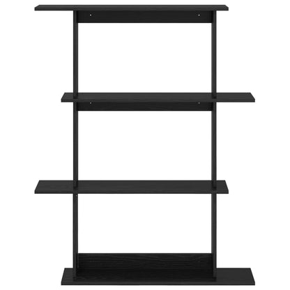 vidaXL Wall Shelving Unit Black 100 x 20 x 126 cm Engineered Wood