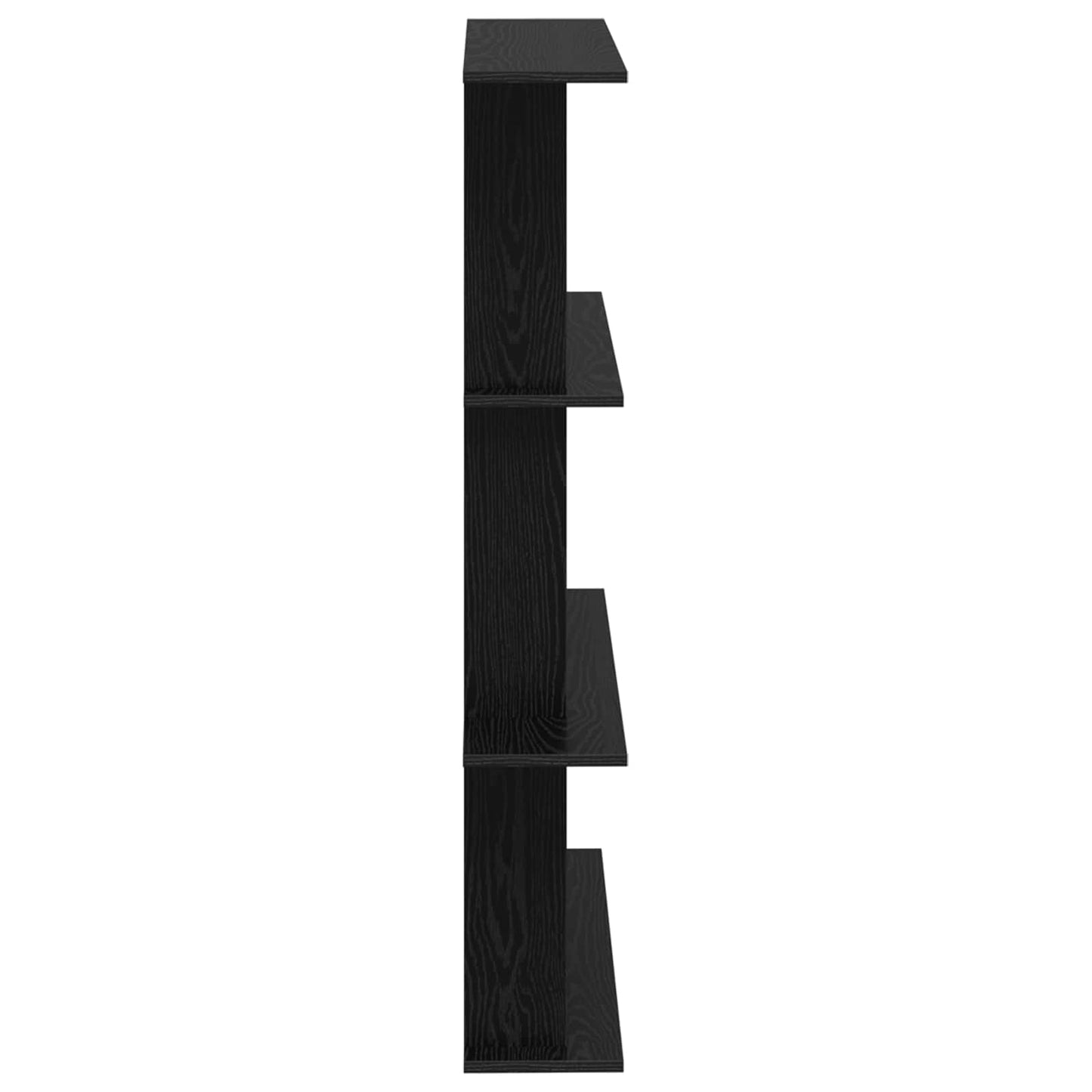 vidaXL Wall Shelving Unit Black 100 x 20 x 126 cm Engineered Wood