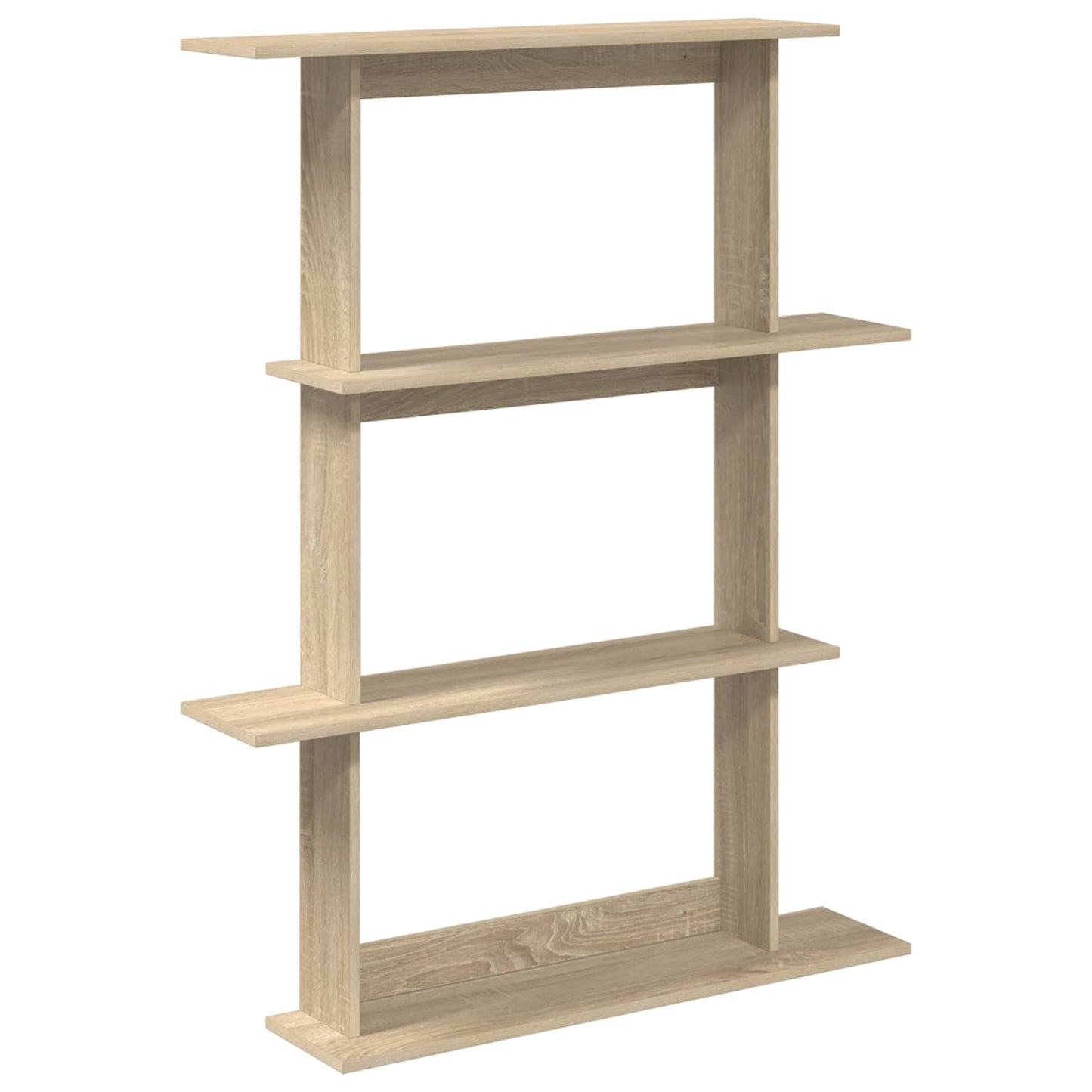 vidaXL Wall Shelving Unit Brown 100 x 20 x 126 cm Engineered Wood