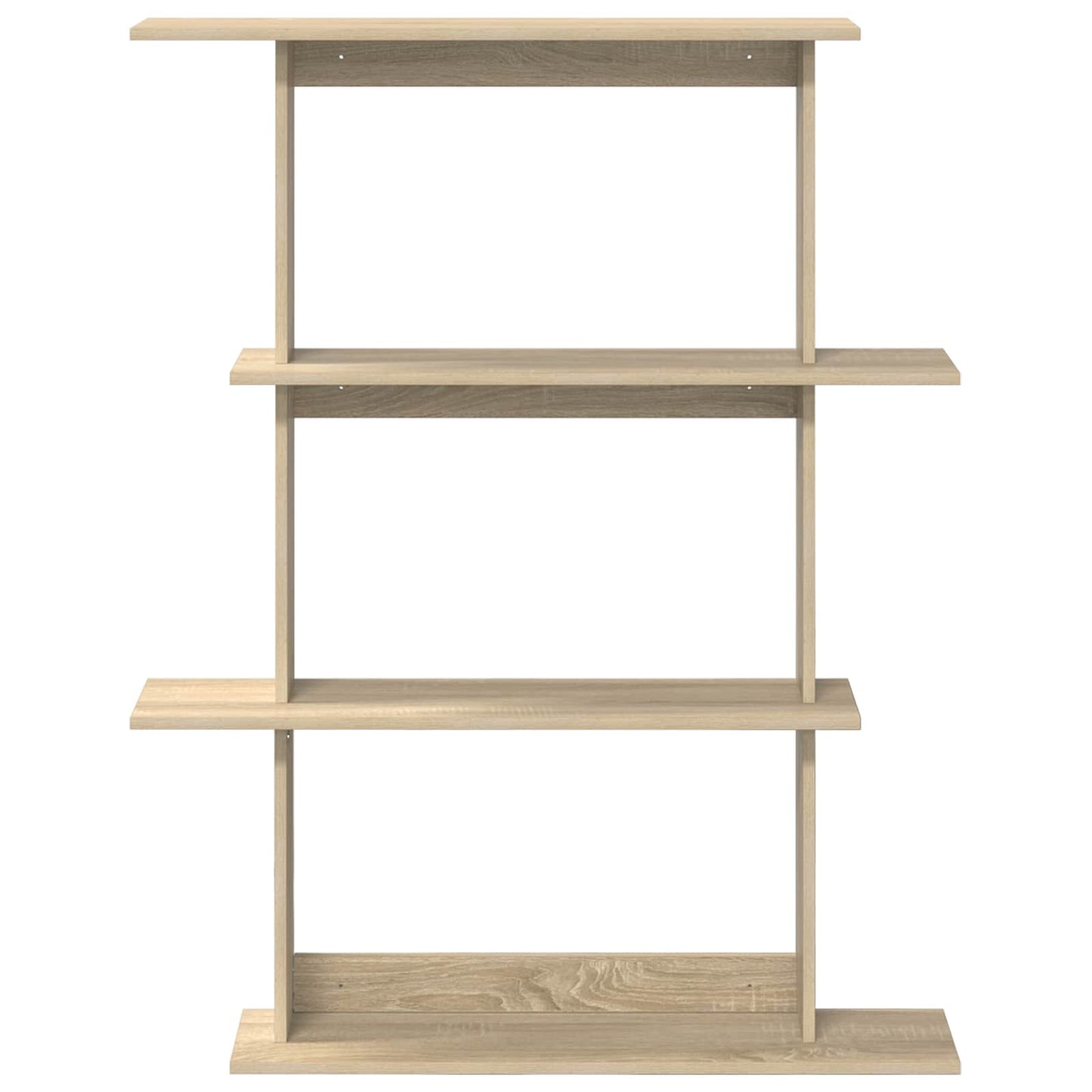 vidaXL Wall Shelving Unit Brown 100 x 20 x 126 cm Engineered Wood