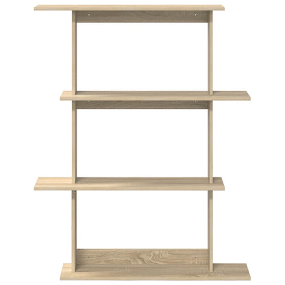 vidaXL Wall Shelving Unit Brown 100 x 20 x 126 cm Engineered Wood
