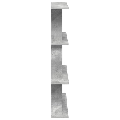 vidaXL Wall Shelving Unit Grey 100 x 20 x 126 cm Engineered Wood
