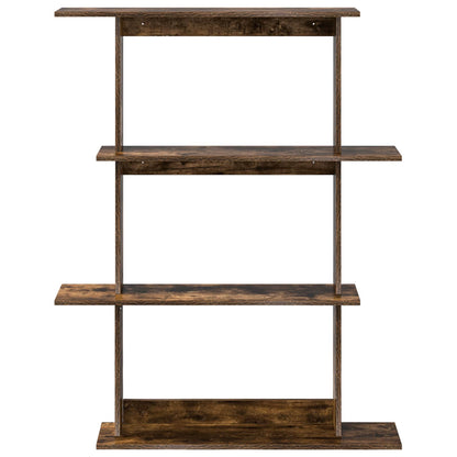vidaXL Wall Shelving Unit Brown 100 x 20 x 126 cm Engineered Wood