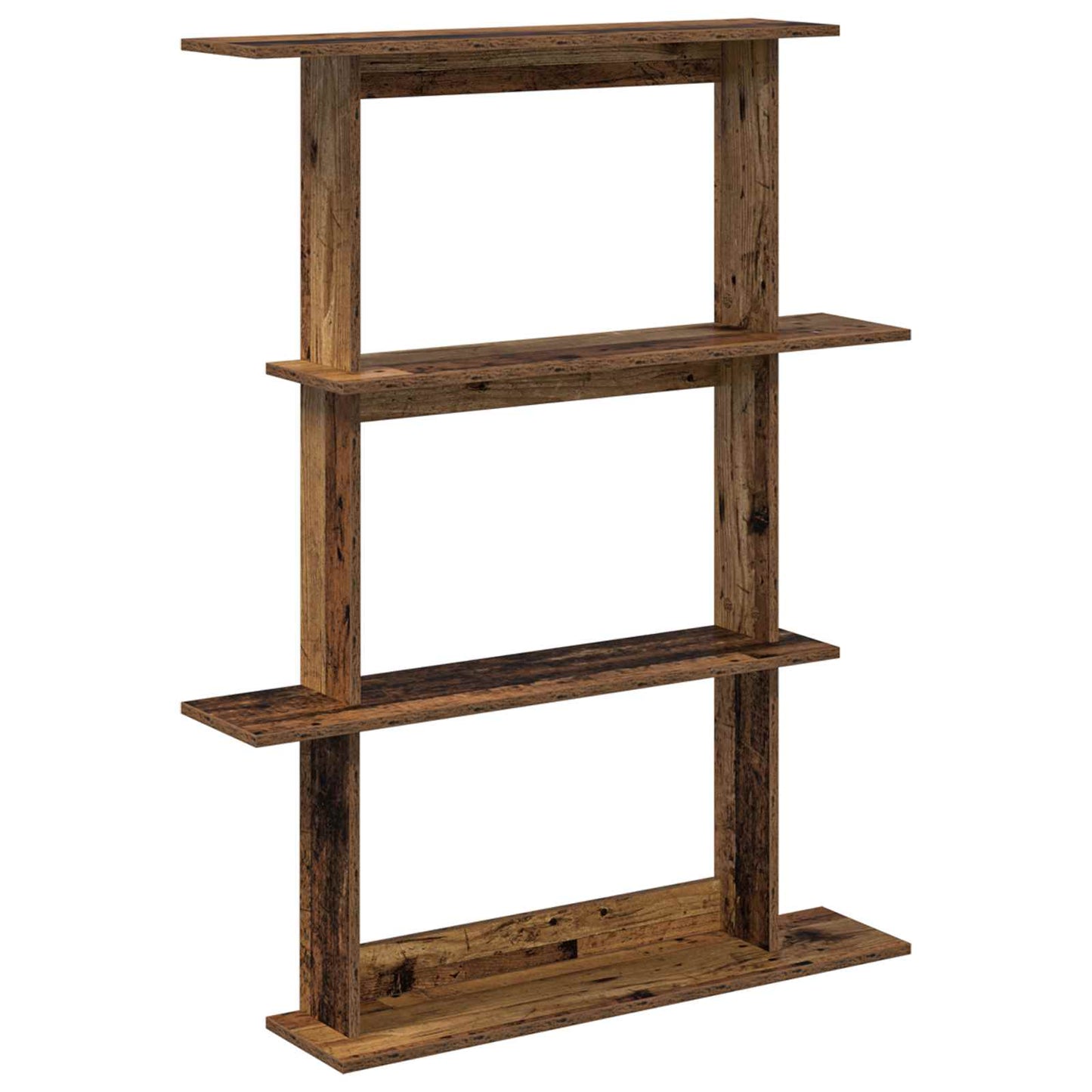 vidaXL Wall Shelving Unit Brown 100 x 20 x 126 cm Engineered Wood