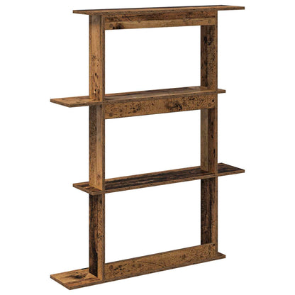 vidaXL Wall Shelving Unit Brown 100 x 20 x 126 cm Engineered Wood