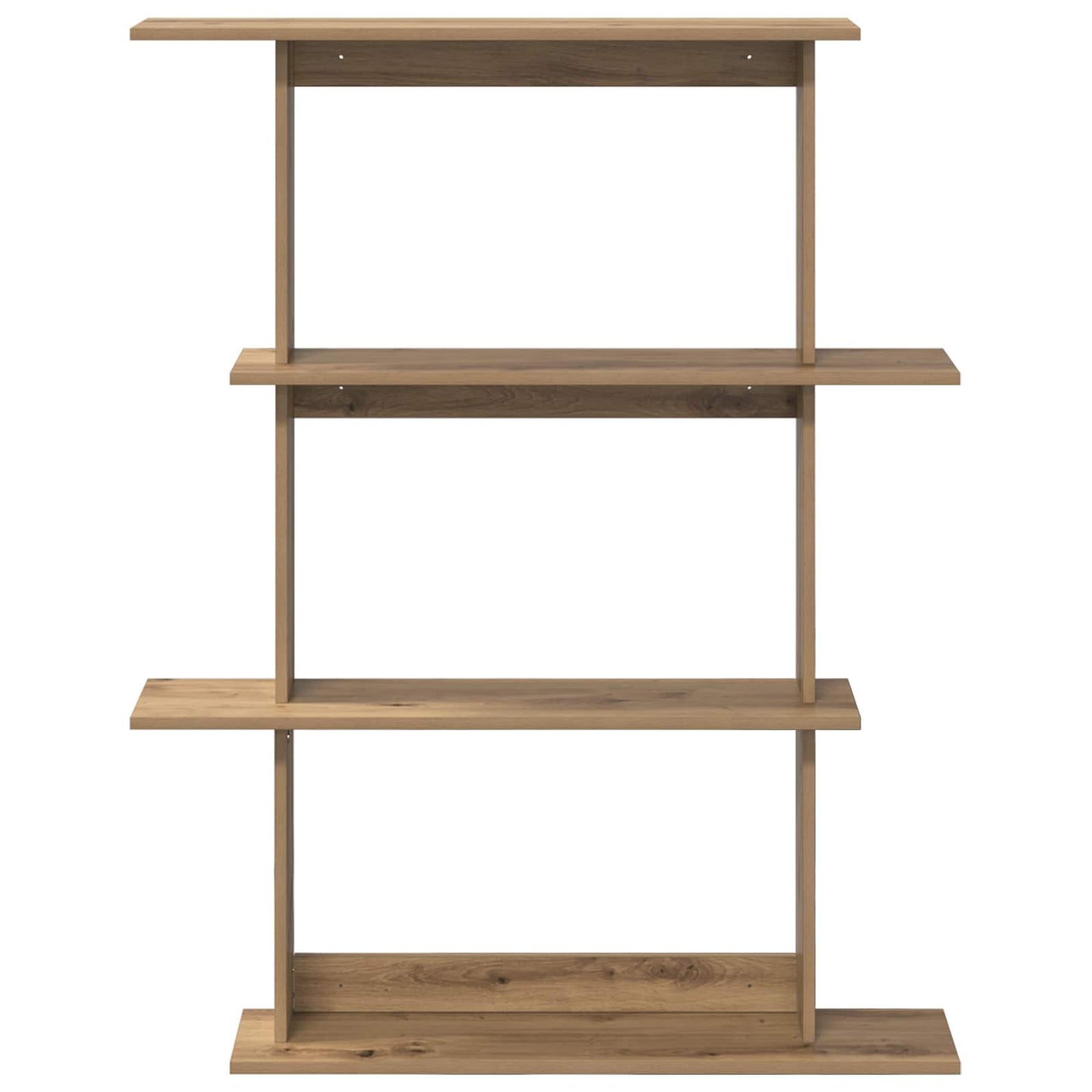 vidaXL Wall Shelving Unit Brown 100 x 20 x 126 cm Engineered Wood