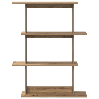 vidaXL Wall Shelving Unit Brown 100 x 20 x 126 cm Engineered Wood