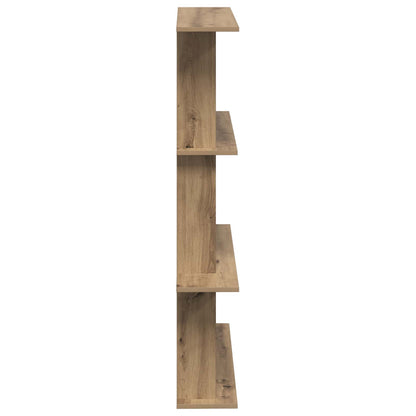 vidaXL Wall Shelving Unit Brown 100 x 20 x 126 cm Engineered Wood