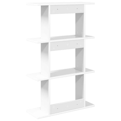 vidaXL Wall Shelf Wall-Mounted White 56 x 20 x 90 cm Engineered Wood
