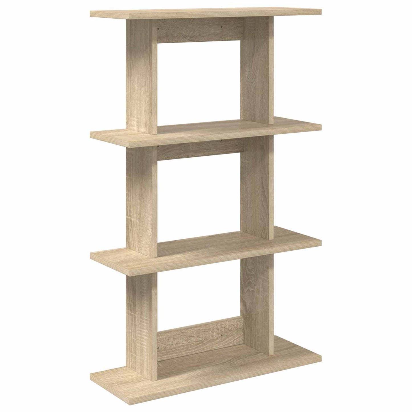 vidaXL Wall Shelf Wall-Mounted Brown 56 x 20 x 90 cm Engineered Wood