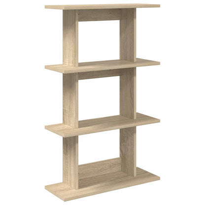 vidaXL Wall Shelf Wall-Mounted Brown 56 x 20 x 90 cm Engineered Wood