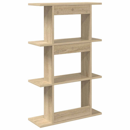 vidaXL Wall Shelf Wall-Mounted Brown 56 x 20 x 90 cm Engineered Wood