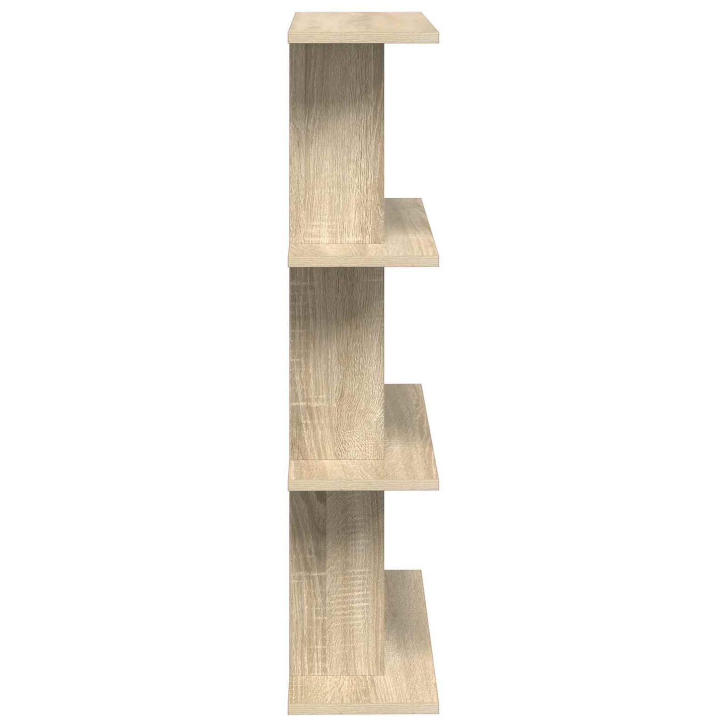 vidaXL Wall Shelf Wall-Mounted Brown 56 x 20 x 90 cm Engineered Wood