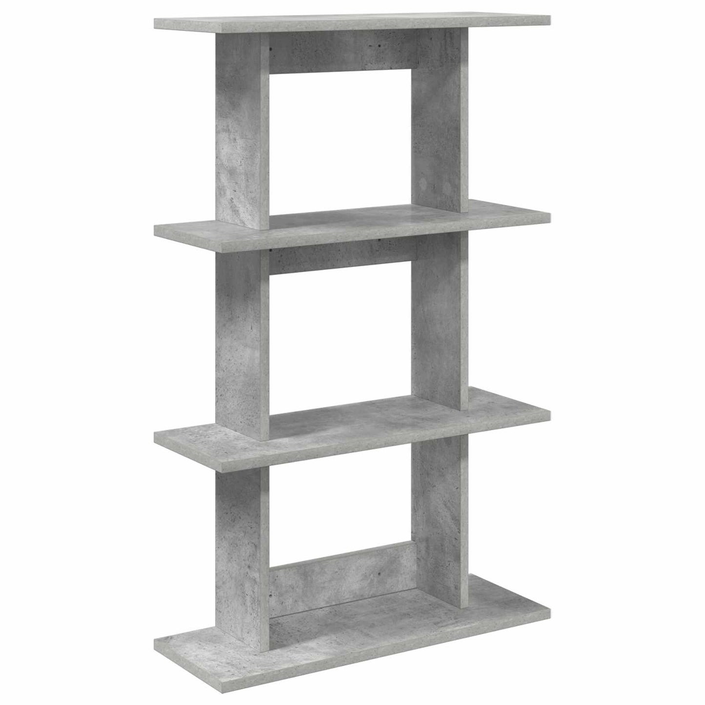 vidaXL Wall Shelf Wall-Mounted Grey 56 x 20 x 90 cm Engineered Wood
