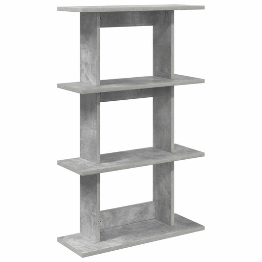 vidaXL Wall Shelf Wall-Mounted Concrete Grey 56 x 20 x 90 cm