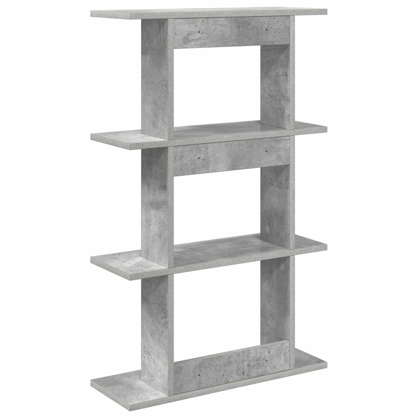 vidaXL Wall Shelf Wall-Mounted Grey 56 x 20 x 90 cm Engineered Wood