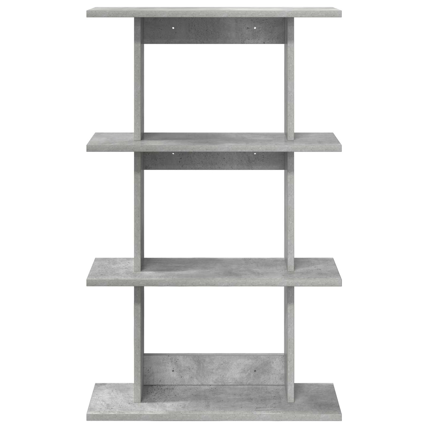 vidaXL Wall Shelf Wall-Mounted Grey 56 x 20 x 90 cm Engineered Wood