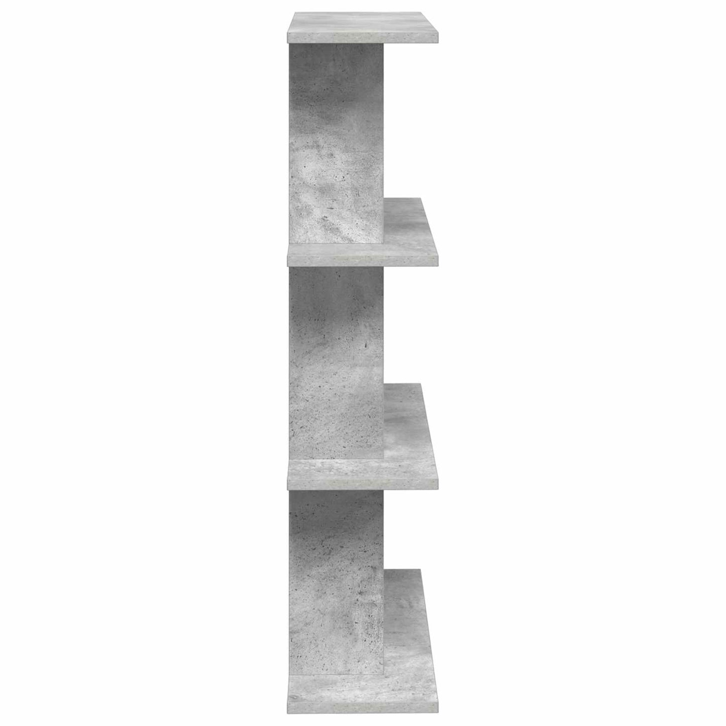 vidaXL Wall Shelf Wall-Mounted Grey 56 x 20 x 90 cm Engineered Wood