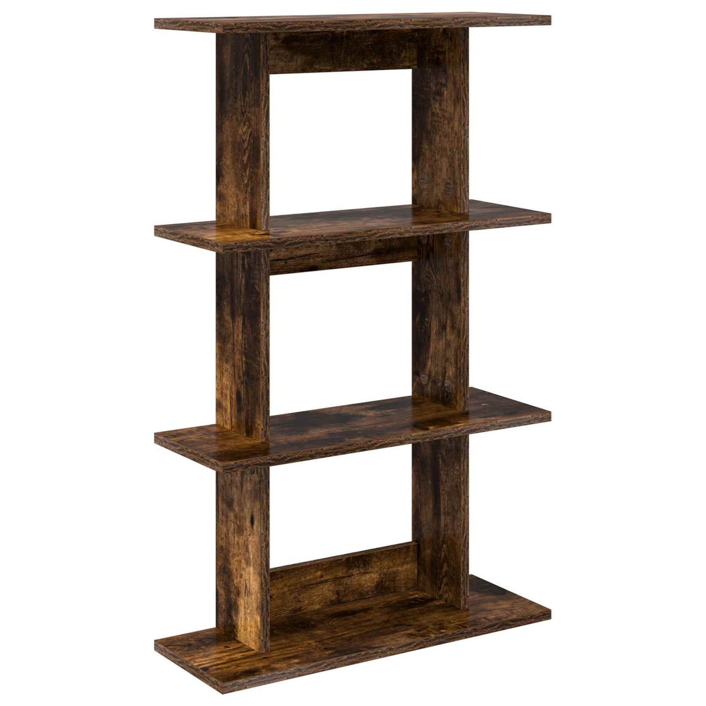 vidaXL Wall Shelf Wall-Mounted Brown 56 x 20 x 90 cm Engineered Wood