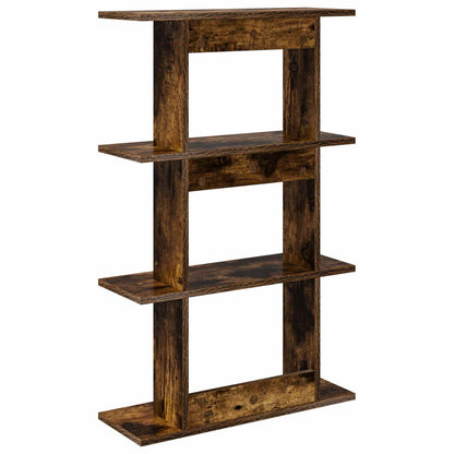 vidaXL Wall Shelf Wall-Mounted Brown 56 x 20 x 90 cm Engineered Wood