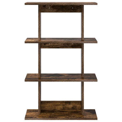 vidaXL Wall Shelf Wall-Mounted Brown 56 x 20 x 90 cm Engineered Wood