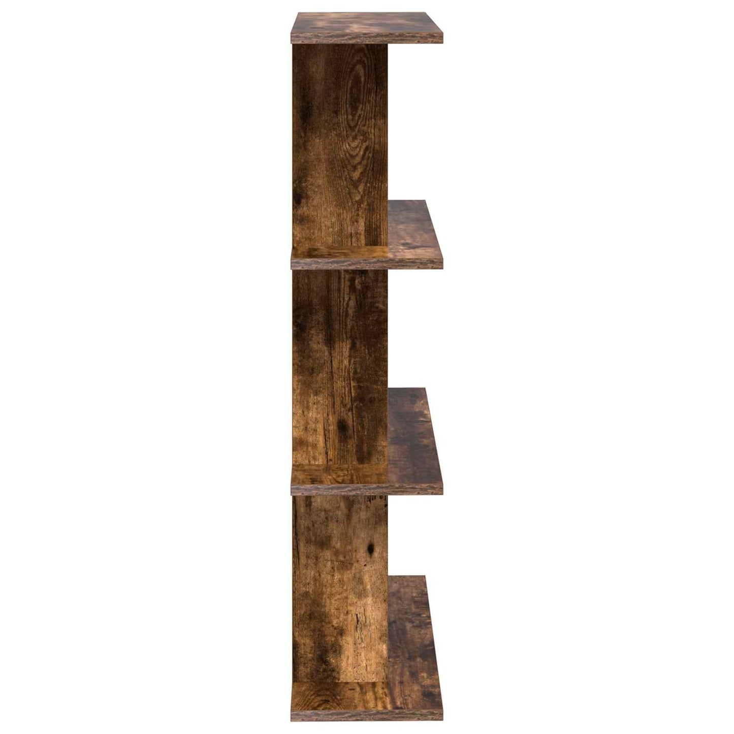 vidaXL Wall Shelf Wall-Mounted Brown 56 x 20 x 90 cm Engineered Wood