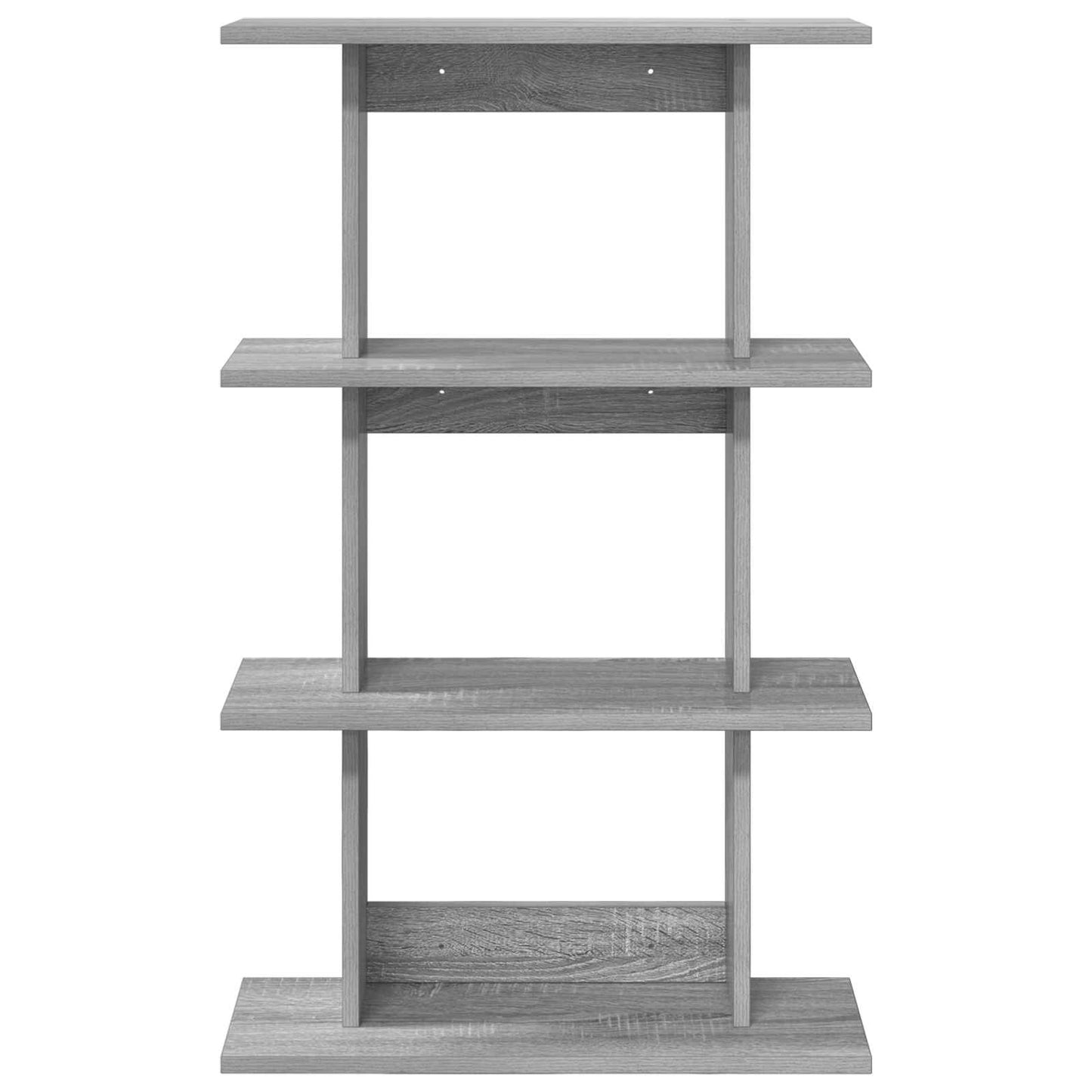 vidaXL Wall Shelf Wall-Mounted Grey 56 x 20 x 90 cm Engineered Wood