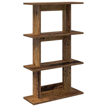 vidaXL Wall Shelf Wall-Mounted Brown 56 x 20 x 90 cm Engineered Wood