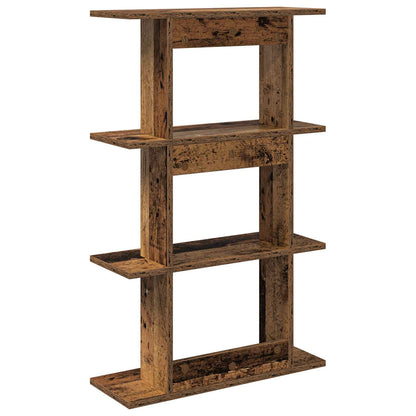 vidaXL Wall Shelf Wall-Mounted Brown 56 x 20 x 90 cm Engineered Wood