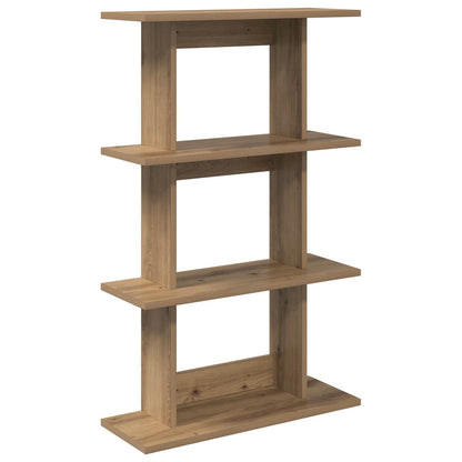 vidaXL Wall Shelf Wall-Mounted Brown 56 x 20 x 90 cm Engineered Wood