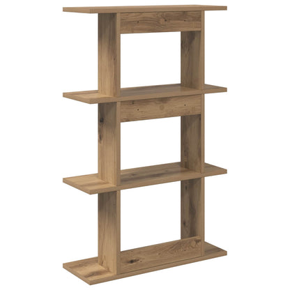vidaXL Wall Shelf Wall-Mounted Brown 56 x 20 x 90 cm Engineered Wood