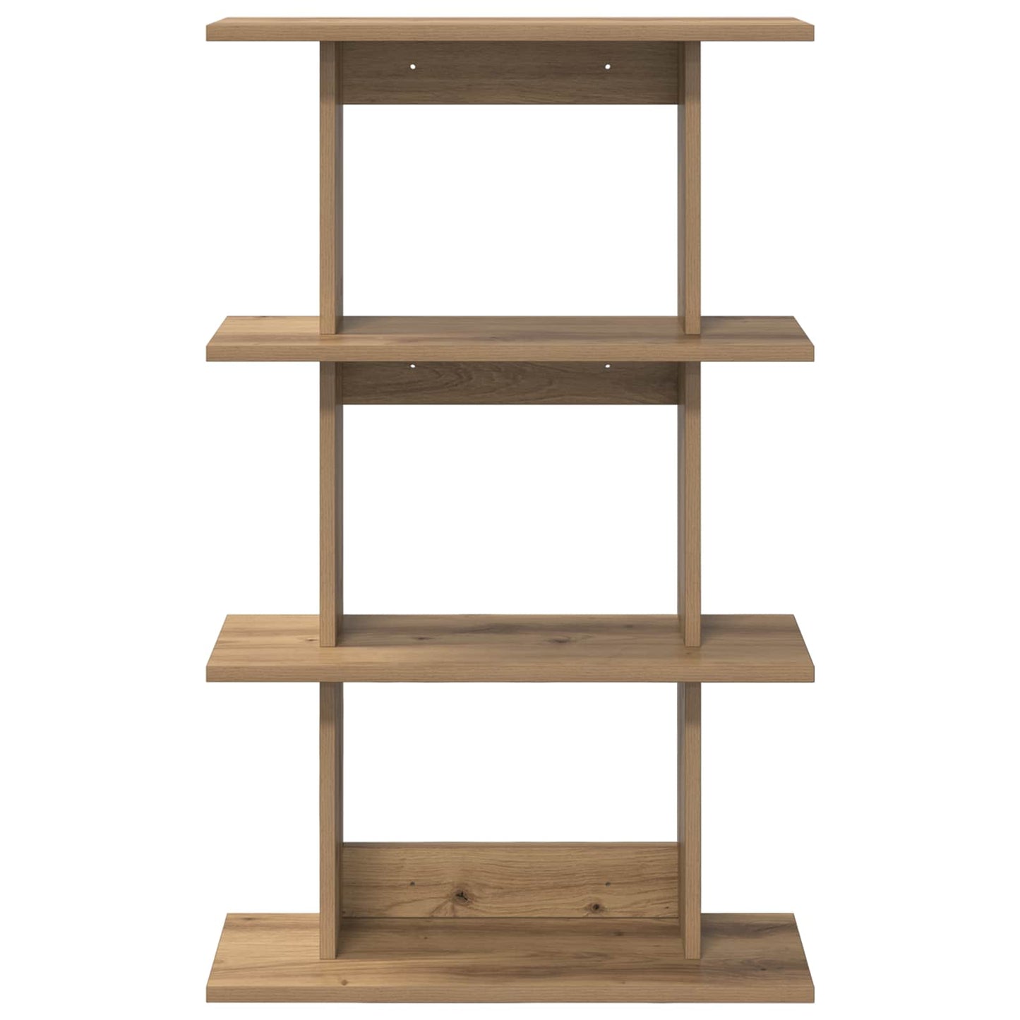 vidaXL Wall Shelf Wall-Mounted Brown 56 x 20 x 90 cm Engineered Wood
