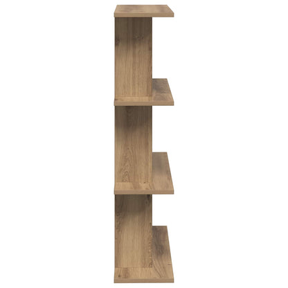 vidaXL Wall Shelf Wall-Mounted Brown 56 x 20 x 90 cm Engineered Wood