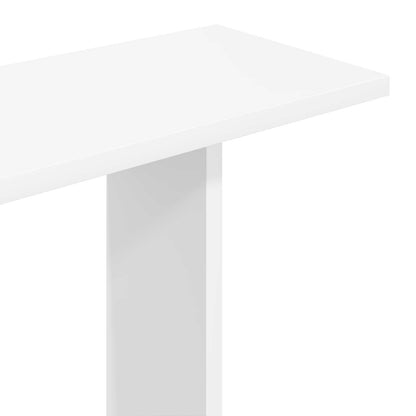 vidaXL Wall Shelf Wall-Mounted White 80 x 20 x 75 cm Engineered Wood
