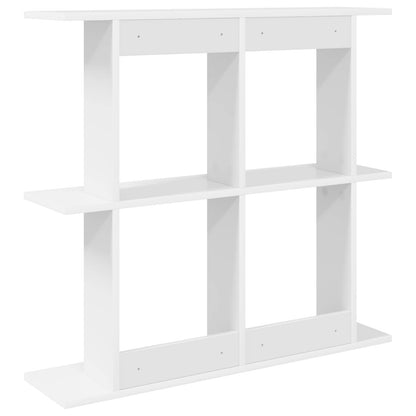 vidaXL Wall Shelf Wall-Mounted White 80 x 20 x 75 cm Engineered Wood