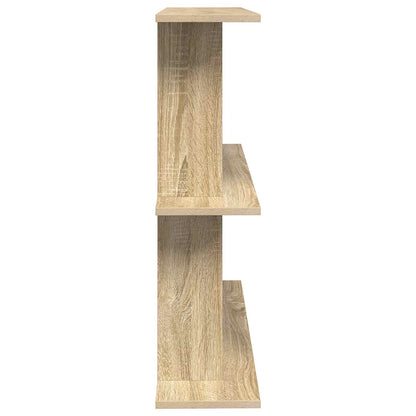 vidaXL Wall Shelf Wall-Mounted Brown 80 x 20 x 75 cm Engineered Wood