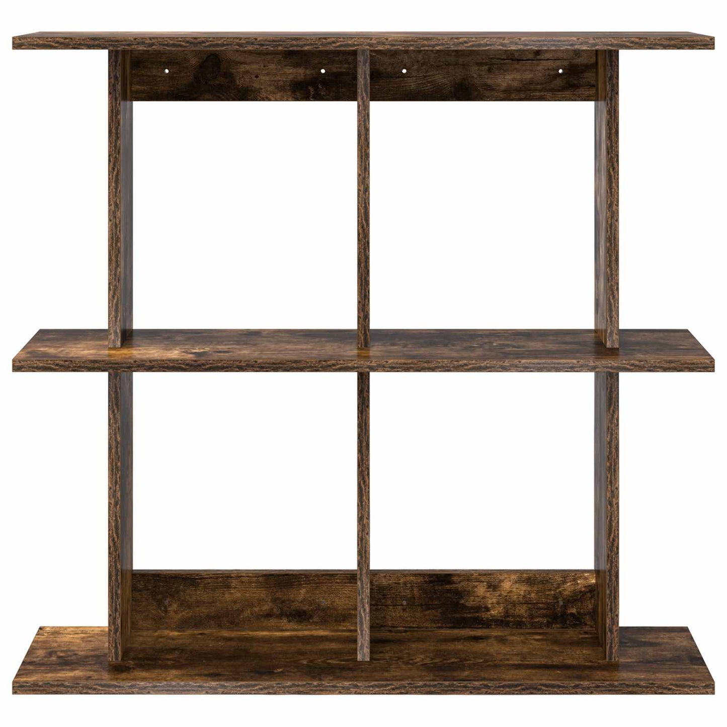 vidaXL Wall Shelf Wall-Mounted Brown 80 x 20 x 75 cm Engineered Wood