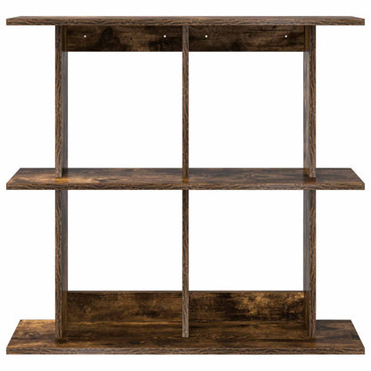 vidaXL Wall Shelf Wall-Mounted Brown 80 x 20 x 75 cm Engineered Wood