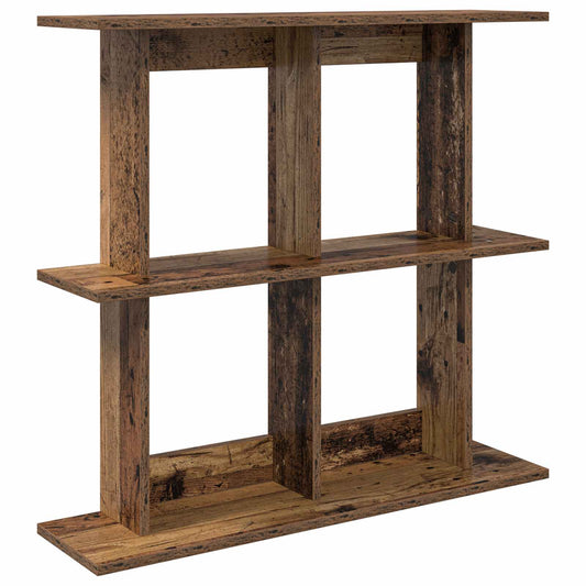 vidaXL Wall Shelf Wall-Mounted Old Wood 80 x 20 x 75 cm