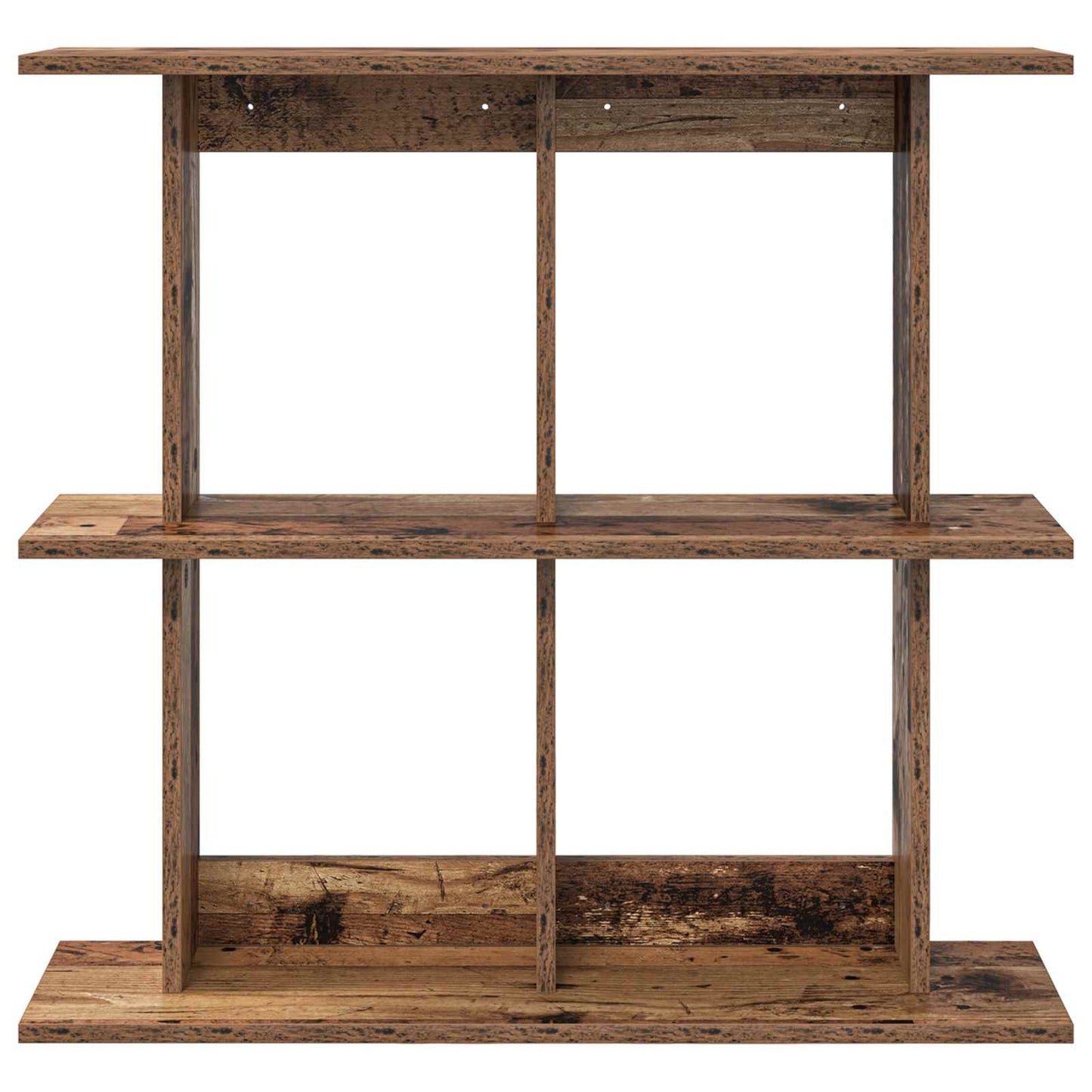 vidaXL Wall Shelf Wall-Mounted Brown 80 x 20 x 75 cm Engineered Wood