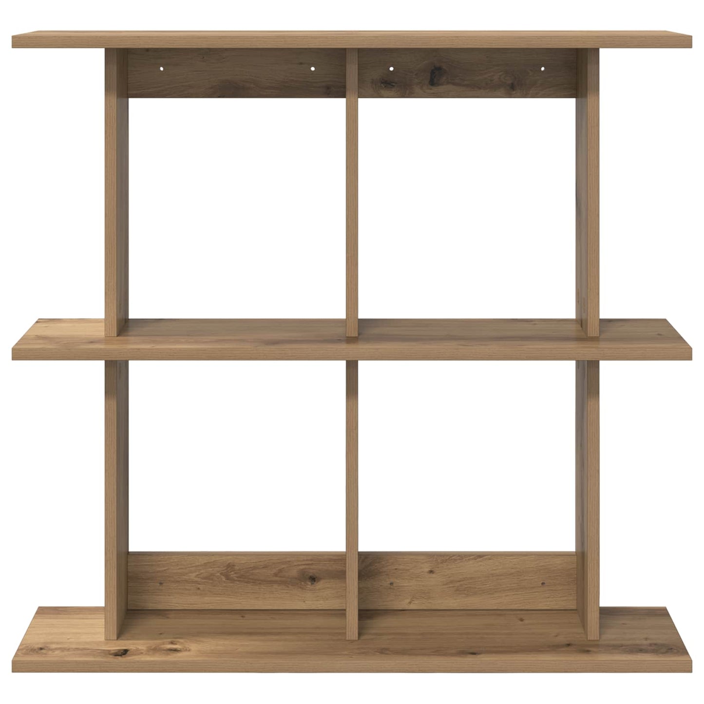 vidaXL Wall Shelf Wall-Mounted Brown 80 x 20 x 75 cm Engineered Wood