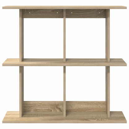 vidaXL Wall Shelf Wall-Mounted Brown 100 x 20 x 75 cm Engineered Wood
