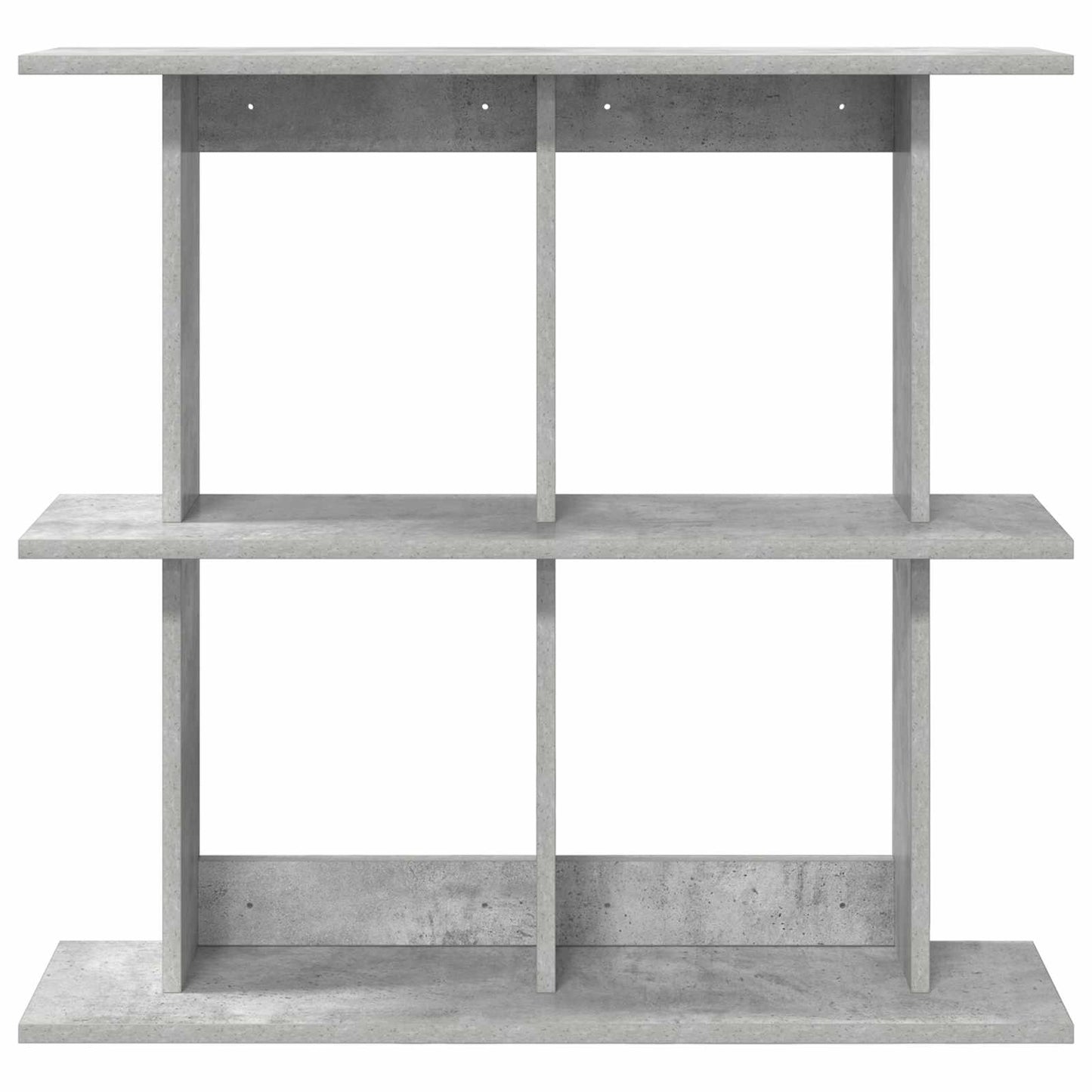 vidaXL Wall Shelf Wall-Mounted Grey 100 x 20 x 75 cm Engineered Wood
