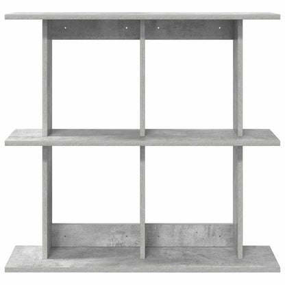 vidaXL Wall Shelf Wall-Mounted Grey 100 x 20 x 75 cm Engineered Wood