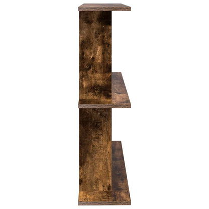 vidaXL Wall Shelf Wall-Mounted Brown 100 x 20 x 75 cm Engineered Wood
