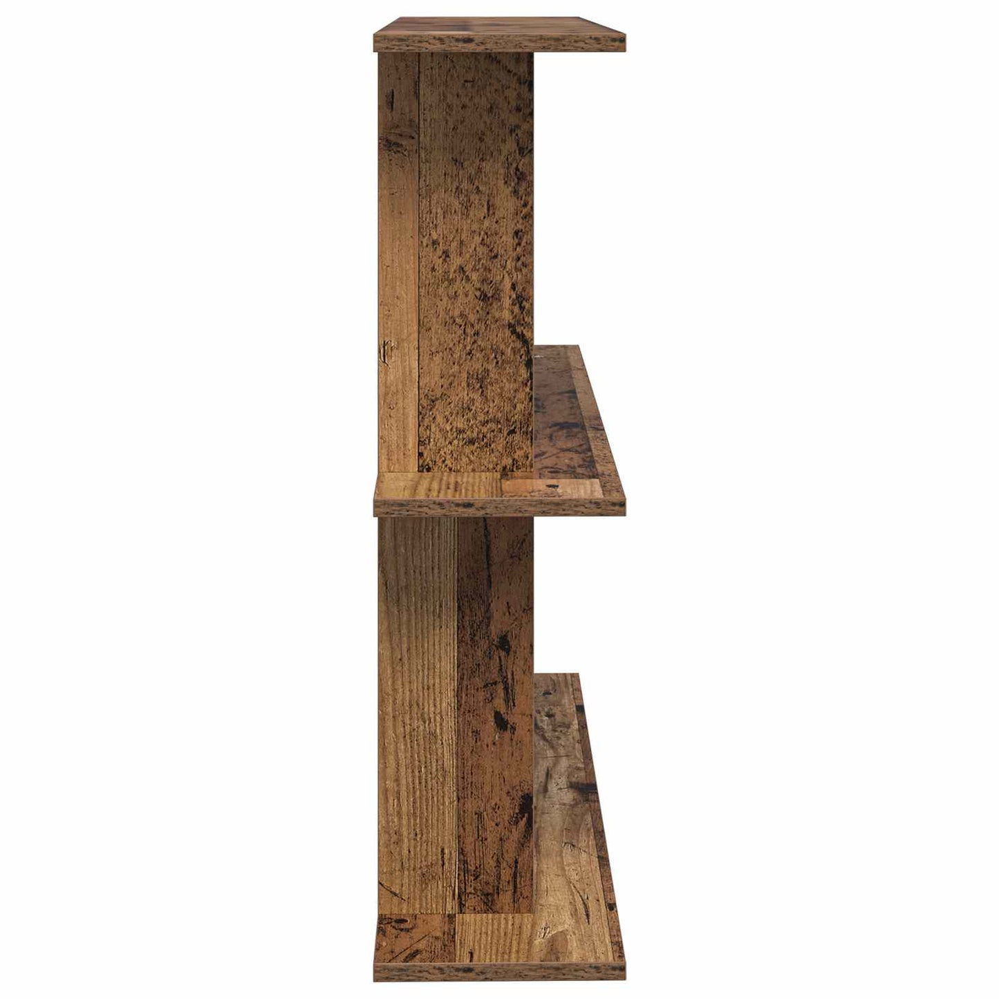 vidaXL Wall Shelf Wall-Mounted Brown 100 x 20 x 75 cm Engineered Wood