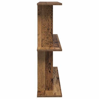 vidaXL Wall Shelf Wall-Mounted Brown 100 x 20 x 75 cm Engineered Wood