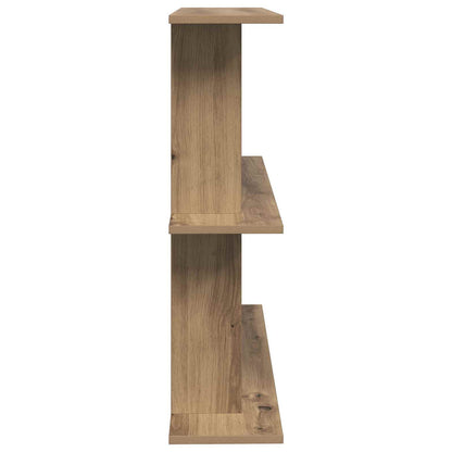vidaXL Wall Shelf Wall-Mounted Brown 100 x 20 x 75 cm Engineered Wood